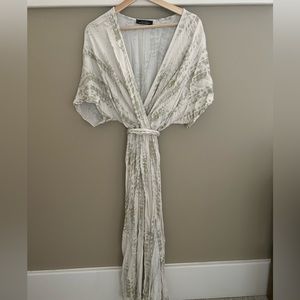 NWOT Beachy Tie-Dye Midi Dress